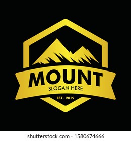 mount logo design vector inspiration