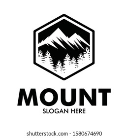 mount logo design vector inspiration
