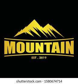 mount logo design vector inspiration