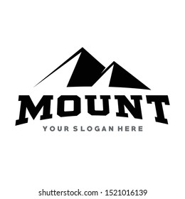 Mount Logo, Peak Logo, Outdoor Logo Vector