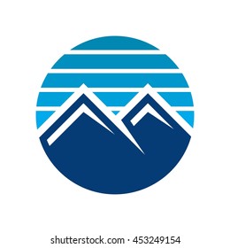 mount logo vector.