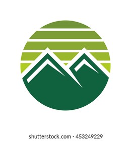 mount logo vector.