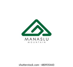 Mount Manaslu logo icon