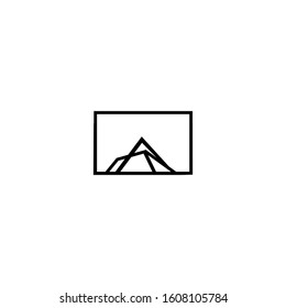 Mount Peak logo icon design template elements
