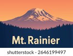 Mount Rainier, towering in the heart of the Pacific Northwest, offers breathtaking views with its snow-capped peak and surrounding wilderness, ideal for hikers and nature lovers 