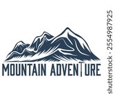 mount rainier vintage logo vector illustration design, adventure travel logo design