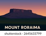 Mount Roraima, one of Venezuela’s iconic Tepuis, offers breathtaking sunrise views and rugged landscapes, attracting trekkers and adventurers to its isolated plateau
