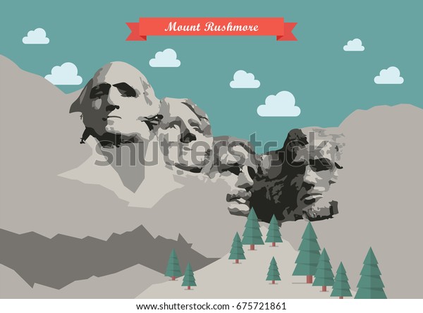 Mount Rushmore Vector Illustration National Memorial Stock Vector Royalty Free 675721861 Mount Rushmore Vector Illustration National Memorial Stock Vector Royalty Free 675721861