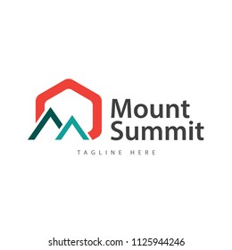 Mount Summit Logo Vector Template Design Illustration