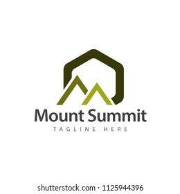 Mount Summit Logo Vector Template Design Illustration