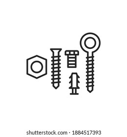 Mount types color line icon. Pictogram for web page, mobile app, promo.