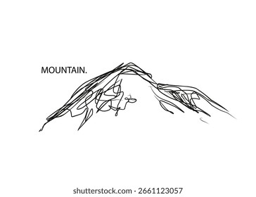 Monte el boceto de diseño de Vector. eps 10