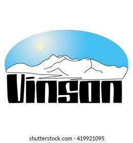 mount Vinson logo vector