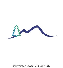Mountai logo Universal premium symbol logotype.