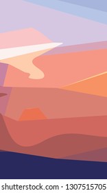 Mountain abstract art