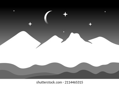 Mountain abstract background vector stock illustration. Home page design. Templete design