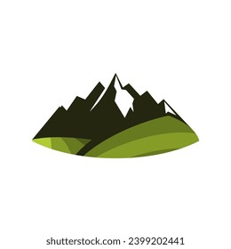 mountain abstract design vector logo
