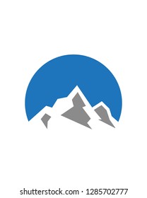 Mountain Abstract Logo Template