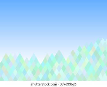 Mountain abstract triangle background. Vector illustration.