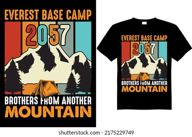 mountain adventure funny t shirt design vector