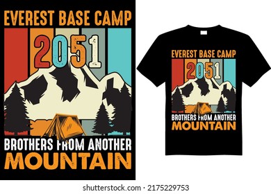 mountain adventure funny t shirt design vector