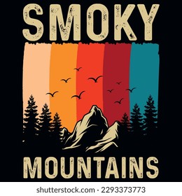 Mountain adventure graphics tshirt design 