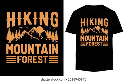 Mountain adventure hiking t shirt design, camping mountain, and hiking vintage t-shirt design, hiking vector