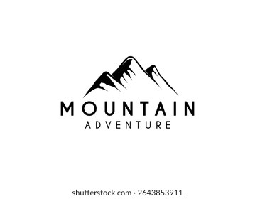 mountain adventure hipster logos. Vintage Outdoor mountains Summer Camp badges or Patches.
