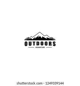Mountain adventure logo