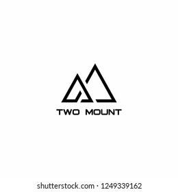Mountain adventure logo