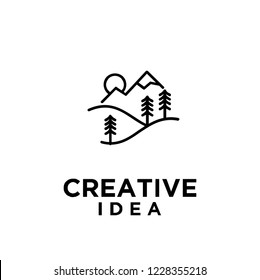 Mountain adventure logo design inspiration