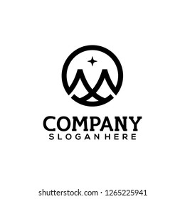 Mountain Adventure Logo Design Template