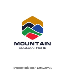 Mountain Adventure Logo Design Template