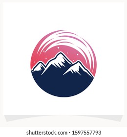 Mountain Adventure Logo Design Template