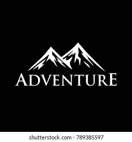 Mountain Adventure Logo Design Template Icon