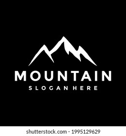 	
mountain adventure logo design vector.