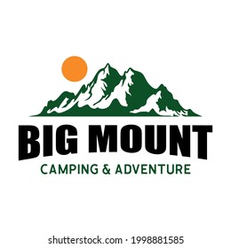 Mountain Adventure Logo design vector