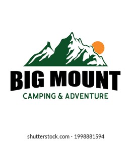 Mountain Adventure Logo design vector