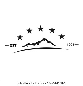 mountain adventure logo design,moutain illustartion.simple vector logo