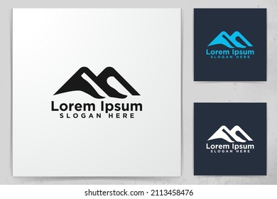 Mountain, Adventure Logo Designs, Vector Illustration