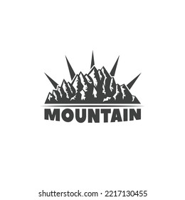 mountain or adventure logo illustration
