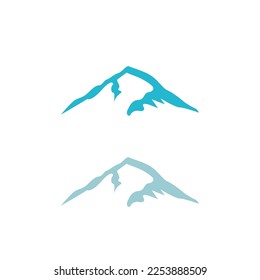 MOUNTAIN AND ADVENTURE LOGO, SIGN, SYMBOL VECTOR