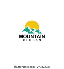 Mountain Adventure logo template