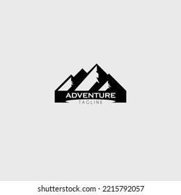 mountain adventure logo vector illustration design