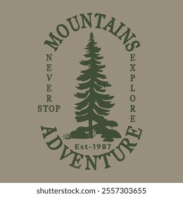 Mountain Adventure Never Stop Explore