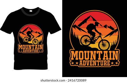 Mountain Adventure T shirt Design