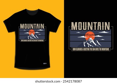 Mountain  adventure t shirt design. Outdoor t shirt.