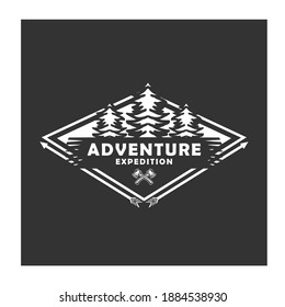 Diseño de calidad vectorial de Mountain Adventure