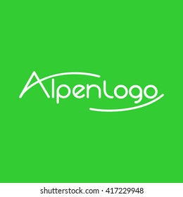 Mountain Alps logo.
