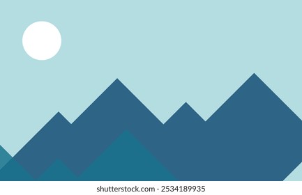 Mountain art background for your design project ,